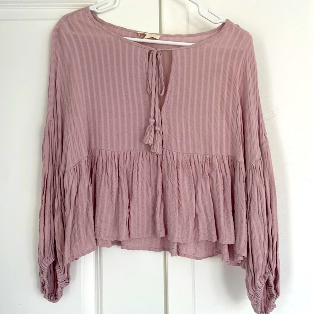 Pink blouse